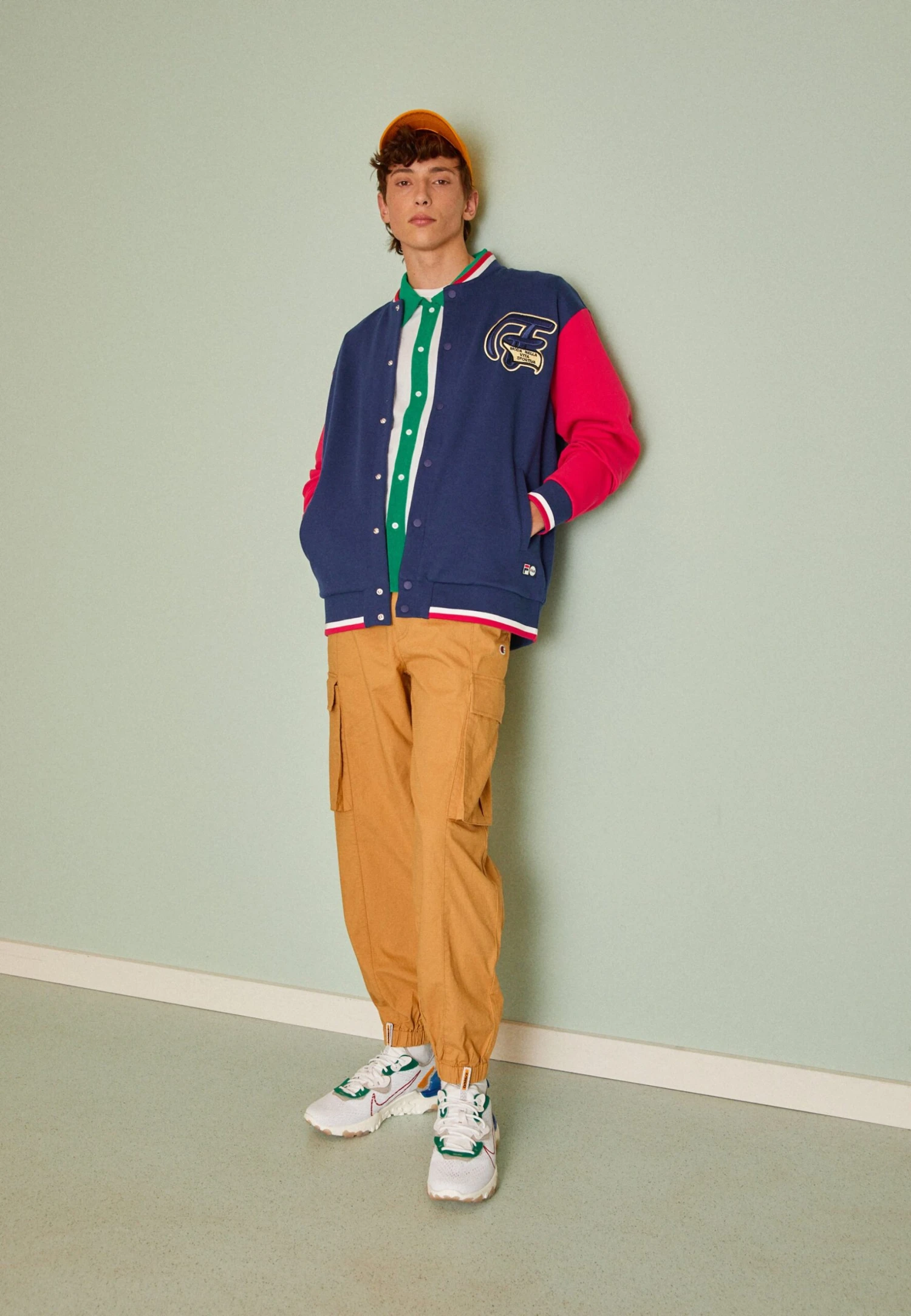 Fila Zurow College Jacket - Sudadera Con Cremallera - Medieval Blue/True Red - Imagen 2