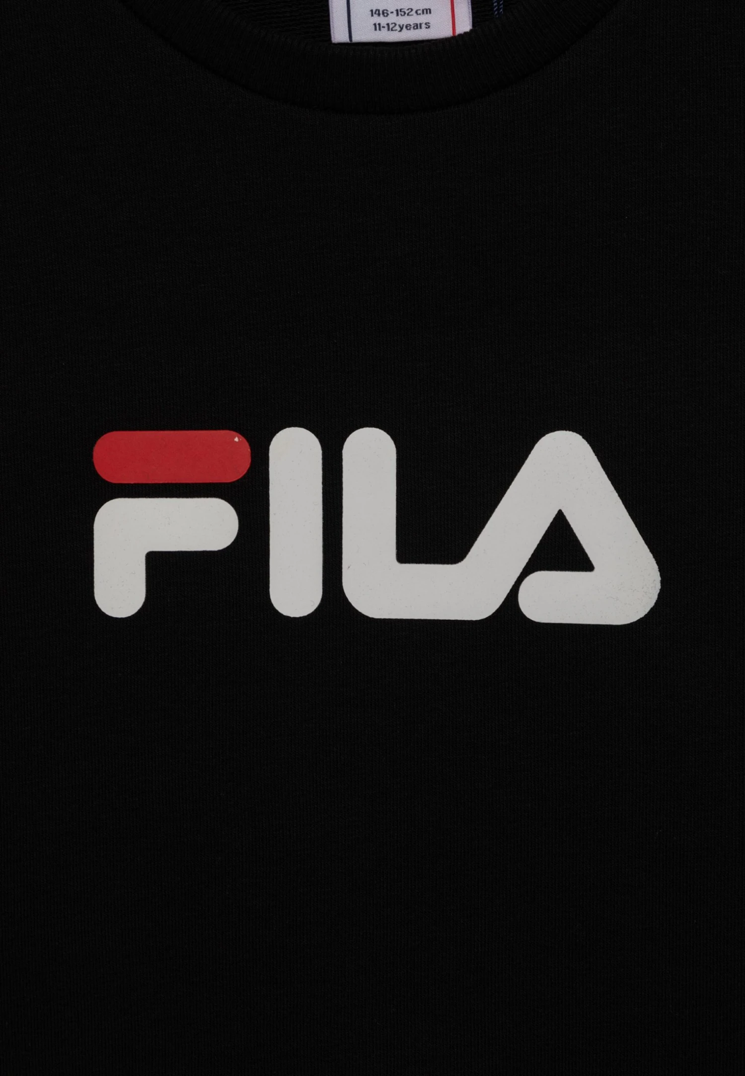 Fila Sordal Classic Logo Crew Unisex - Sudadera - Black - Imagen 3