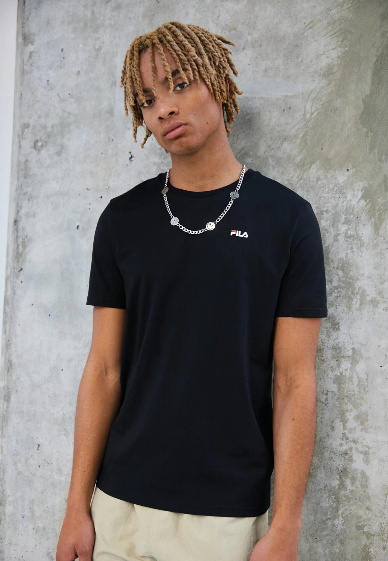 Fila Brod Tee 2 Pack - Camiseta Básica - Black/Bright White - Imagen 3