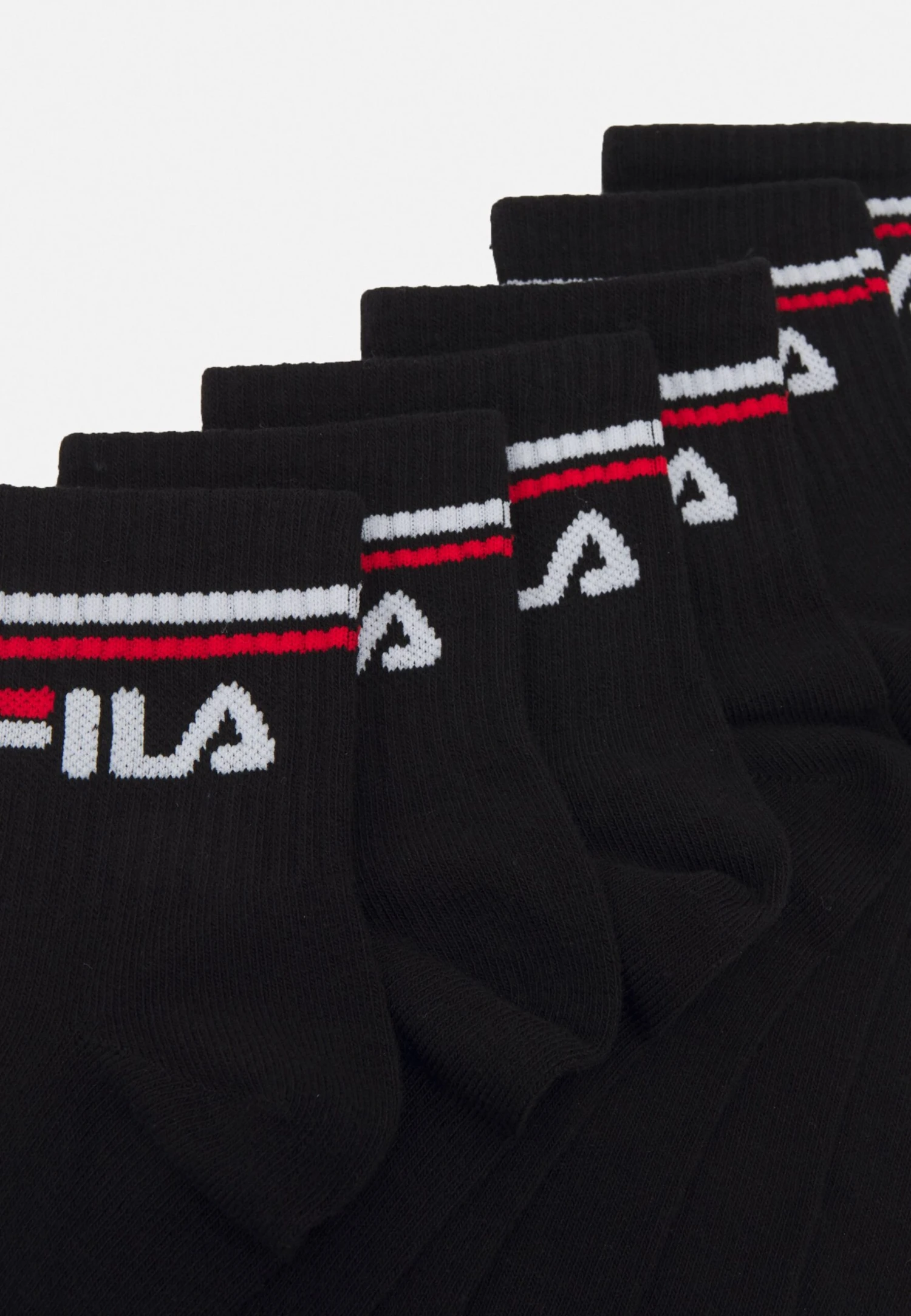 Fila Urban Quarter 6 Pack Unisex - Calcetines - Black - Imagen 2