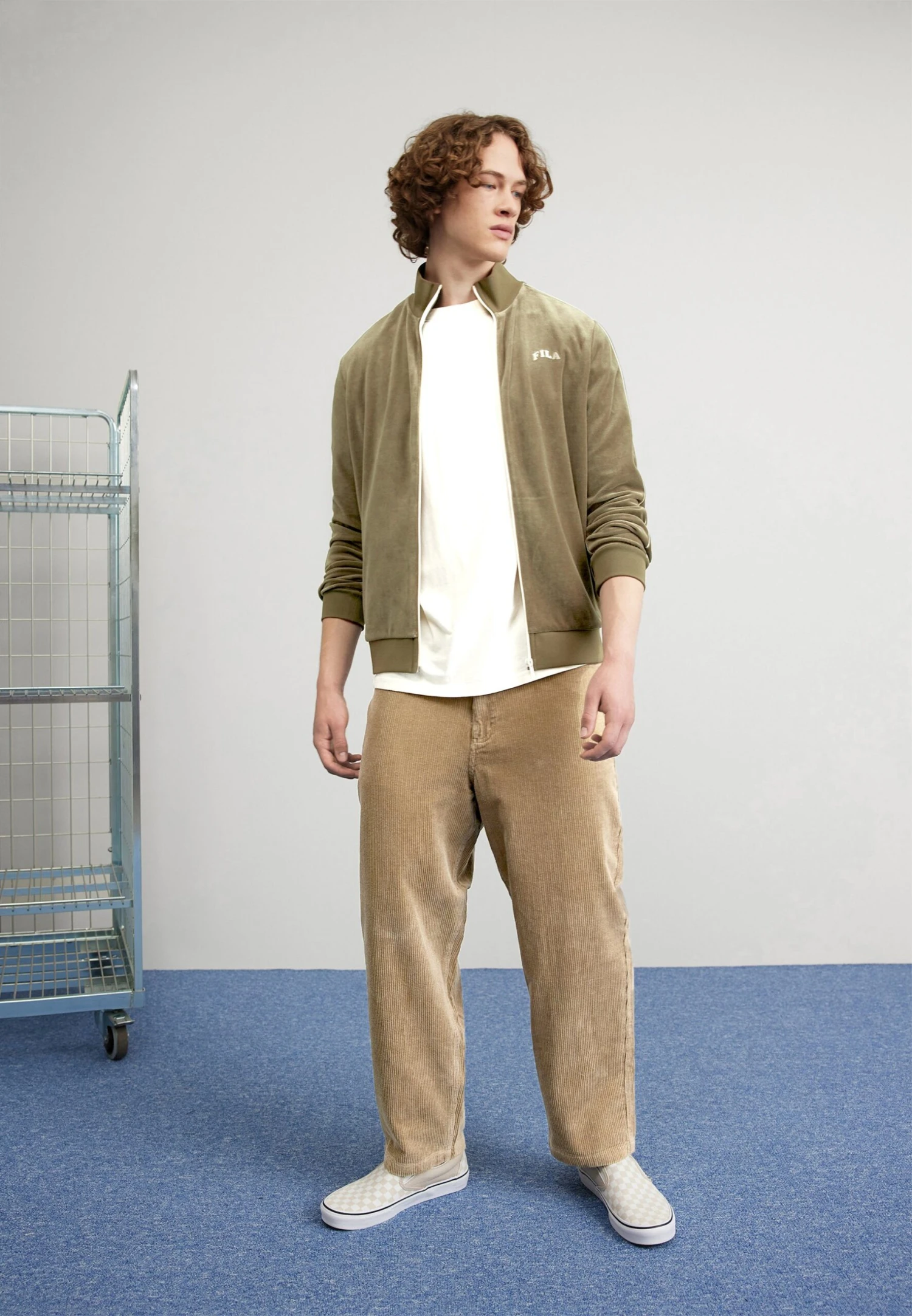 Fila Tegal Velvet - Chaqueta De Entrenamiento - Olive Night - Imagen 2