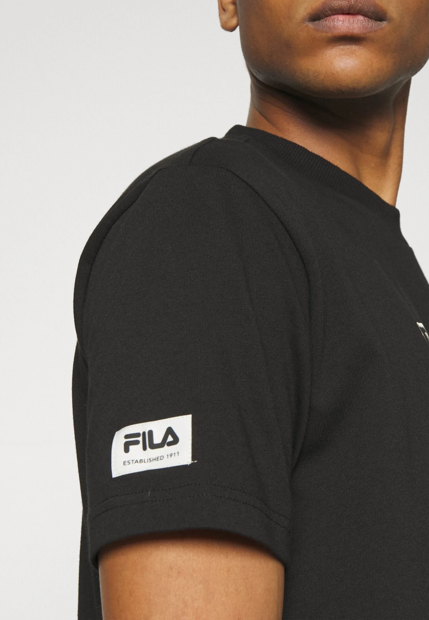 Fila Tripoli Unisex - Camiseta Estampada - Black - Imagen 5