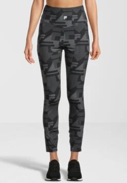 Fila Ragusa Aop- Leggings - Black Beauty React Aop