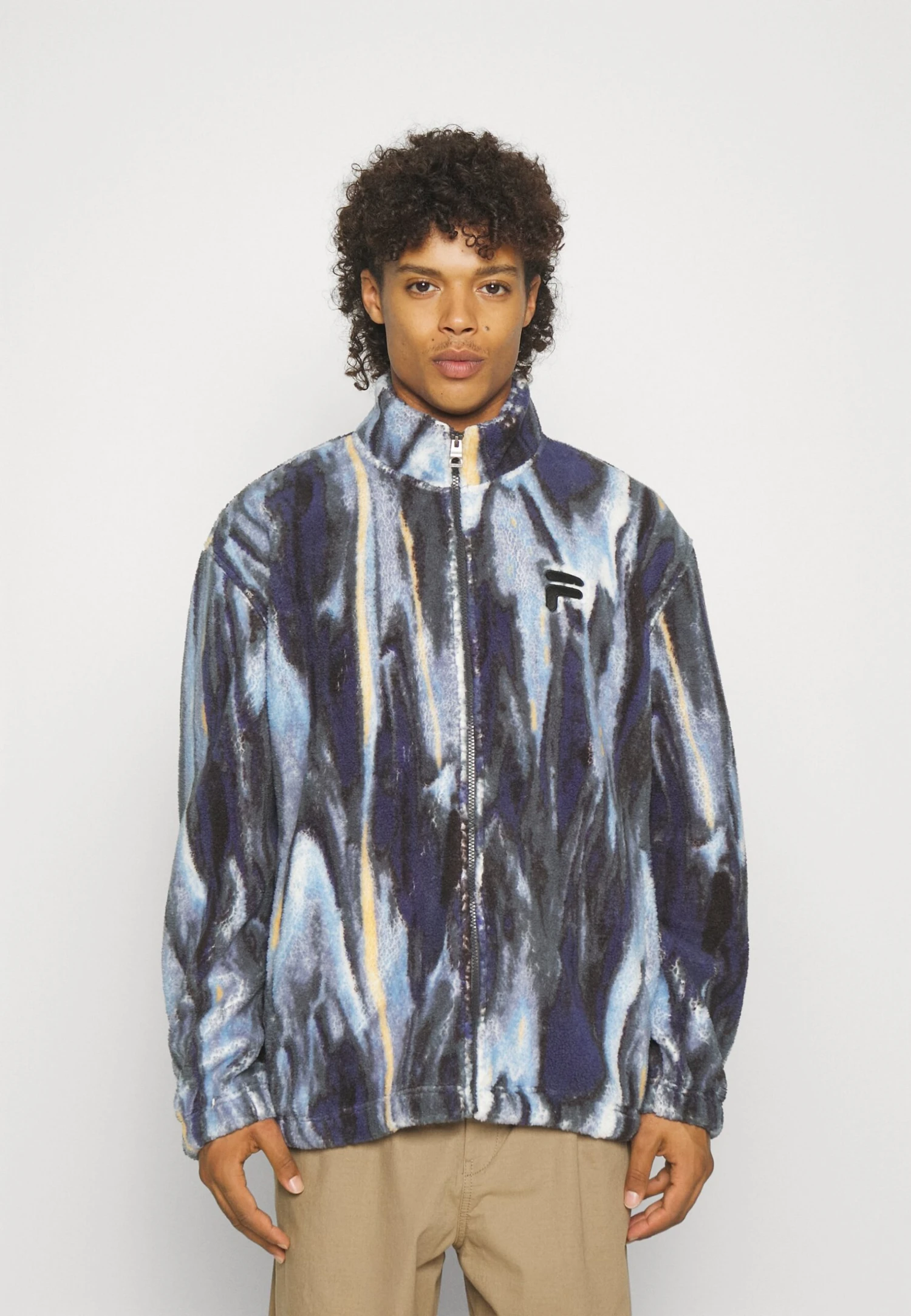 Fila Couzeix Zipper Jacket Unisex - Forro Polar - Blue