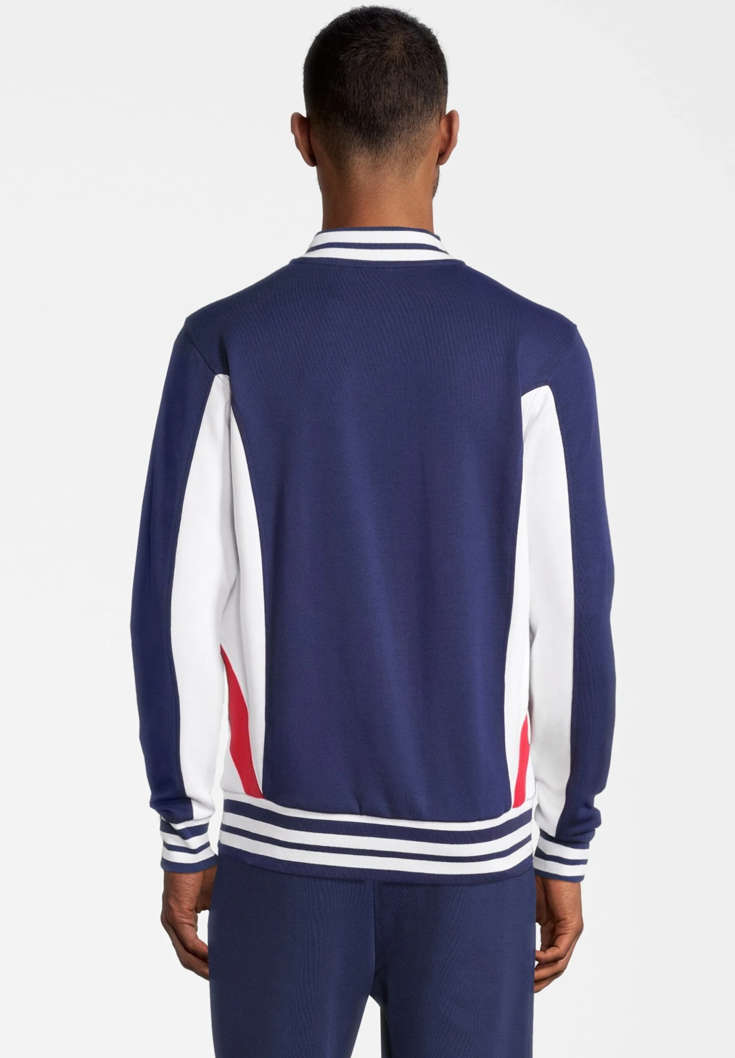 Fila Zigong- Chaquetas Bomber - Bright White Medieval Blue True Red - Imagen 3