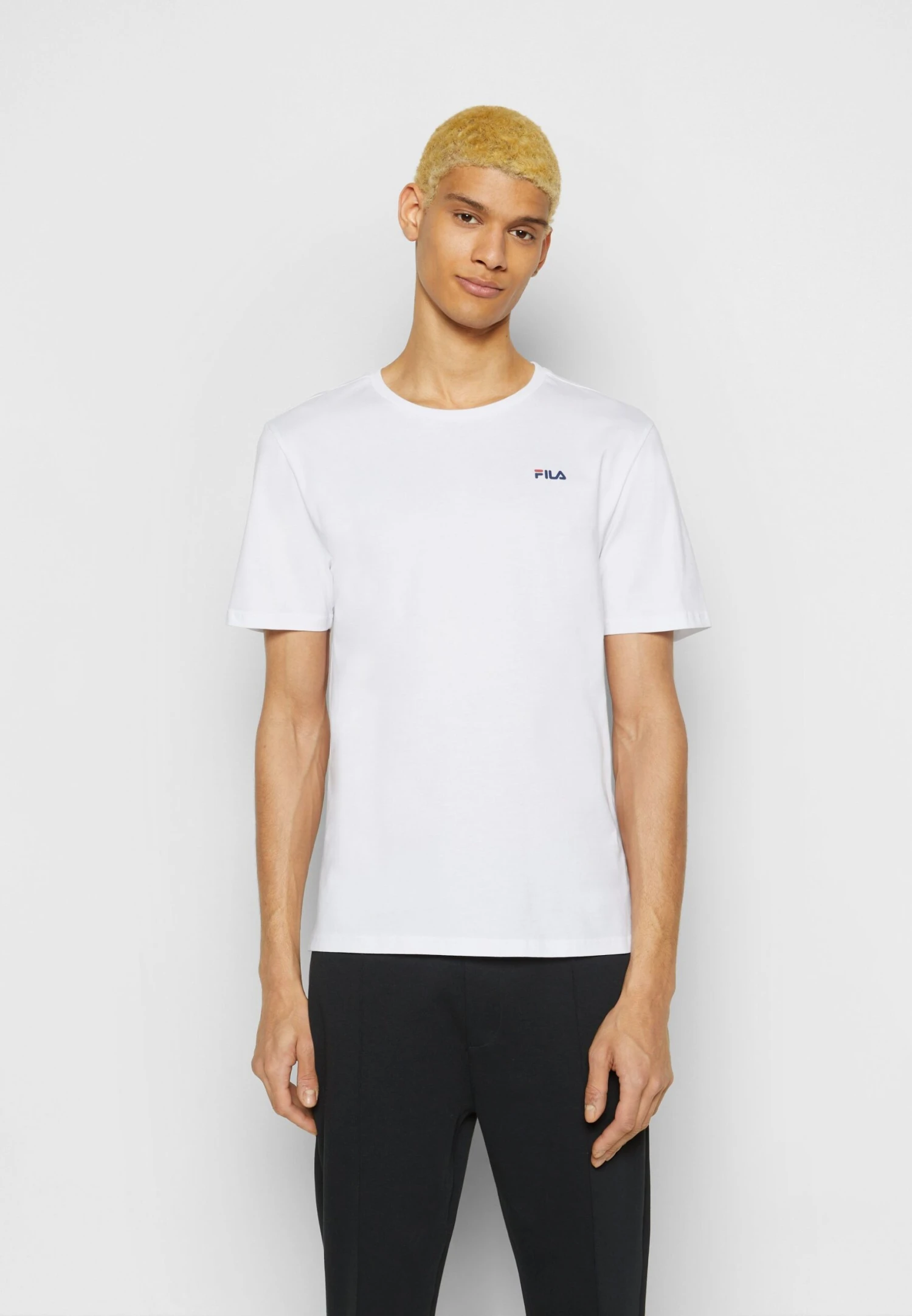 Fila Brod Tee 2 Pack - Camiseta Básica - Bright White/Light Grey Melange - Imagen 3