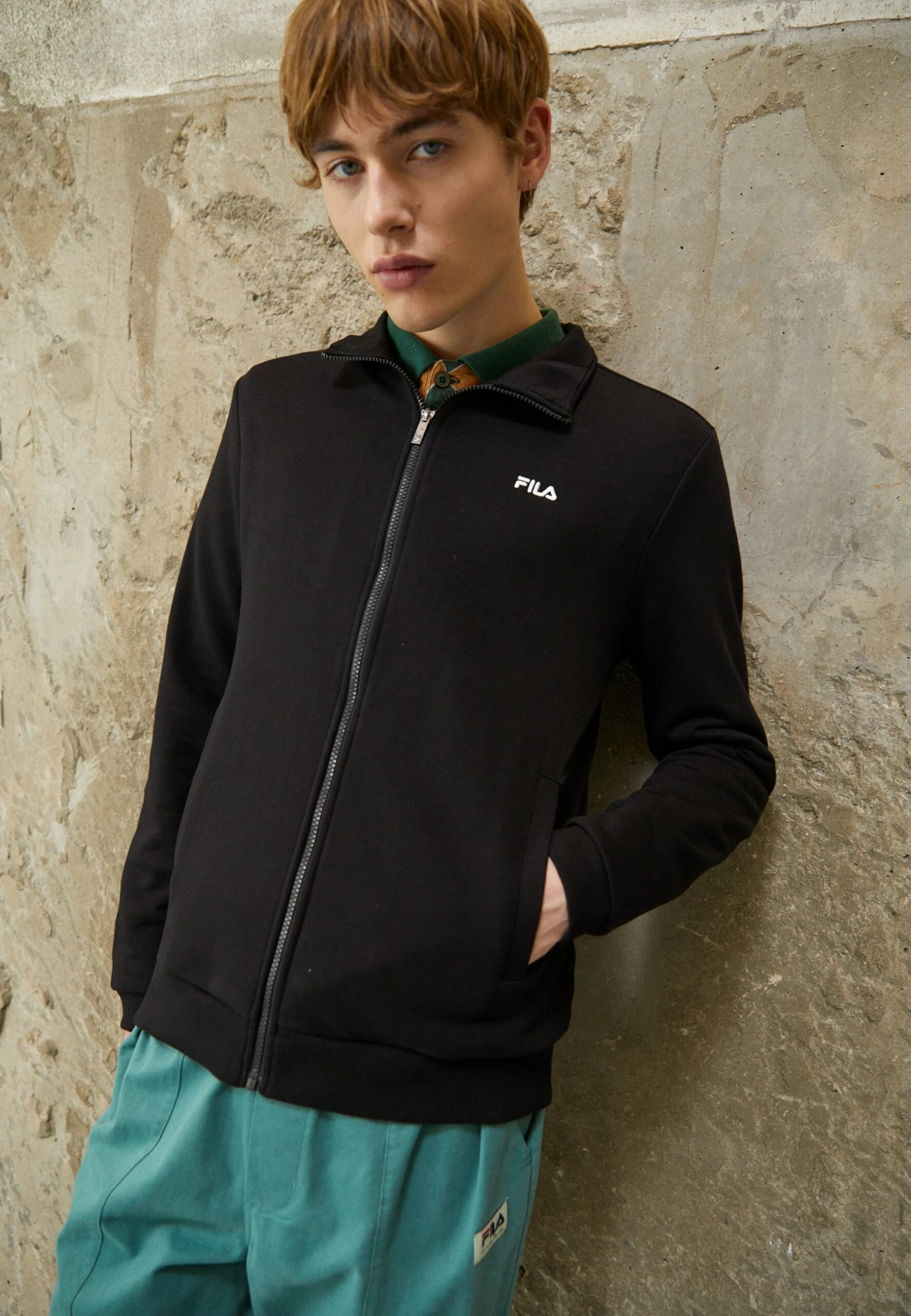 Fila Bahrenborstel Track Jacket - Sudadera Con Cremallera - Black