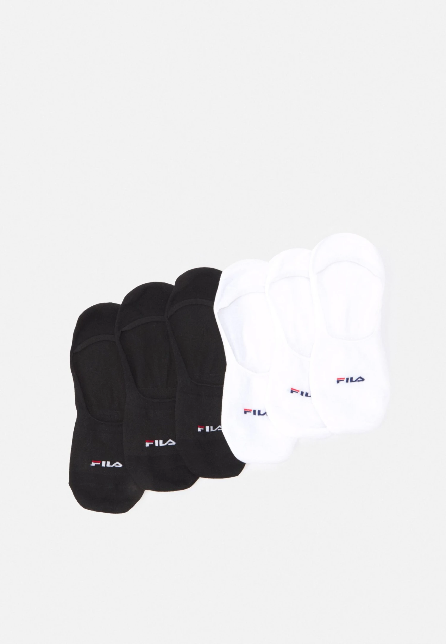 Fila Ghost Socks 6 Pack Unisex - Calcetines - Black/White