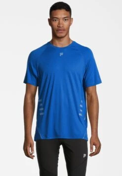 Fila Rho Raglan Tee - Camiseta Estampada - Lapis Blue