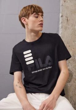 Fila Bippen Tee - Camiseta Estampada - Black
