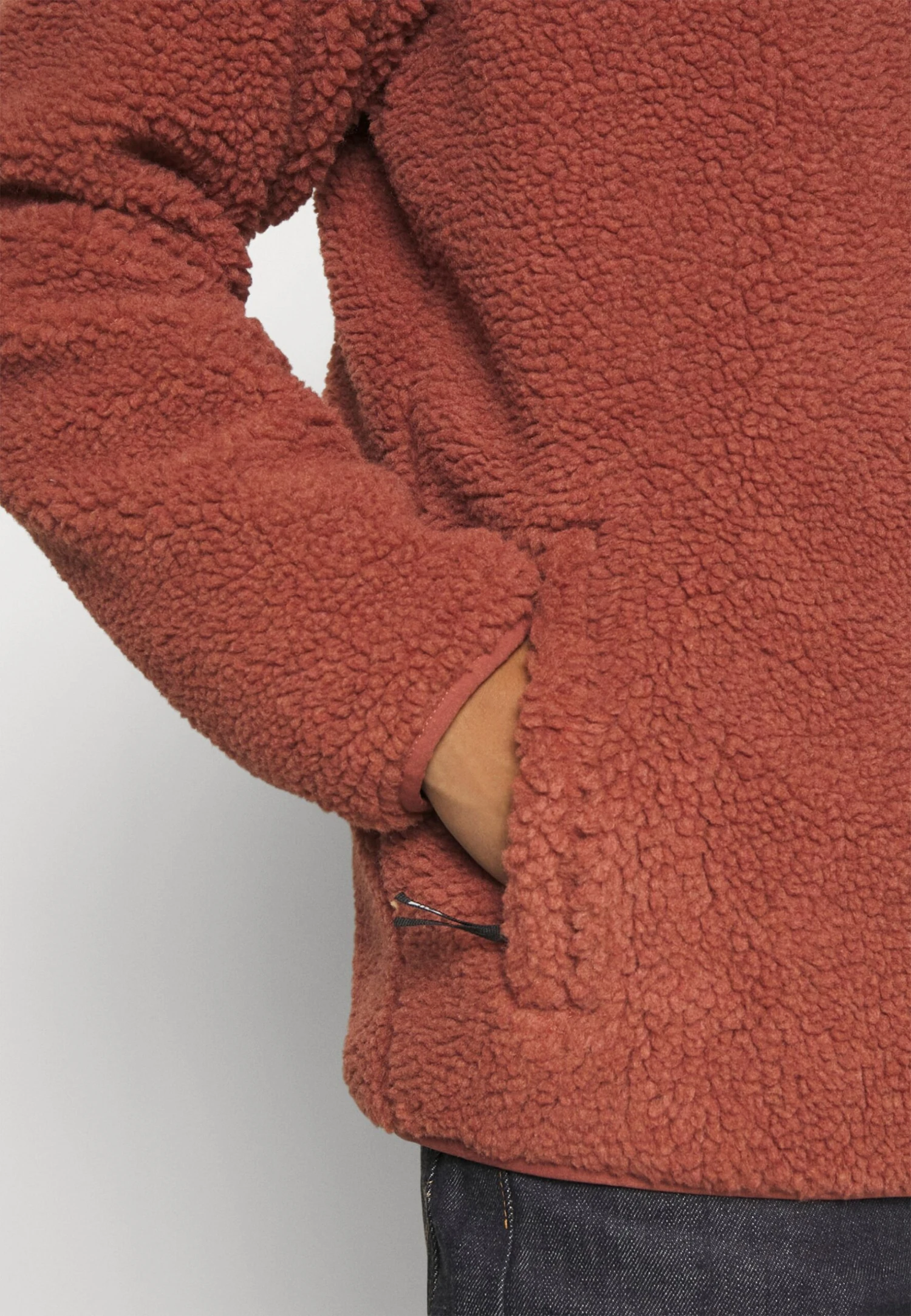 Fila Braunlage Jacket Unisex - Forro Polar - Marsala - Imagen 6