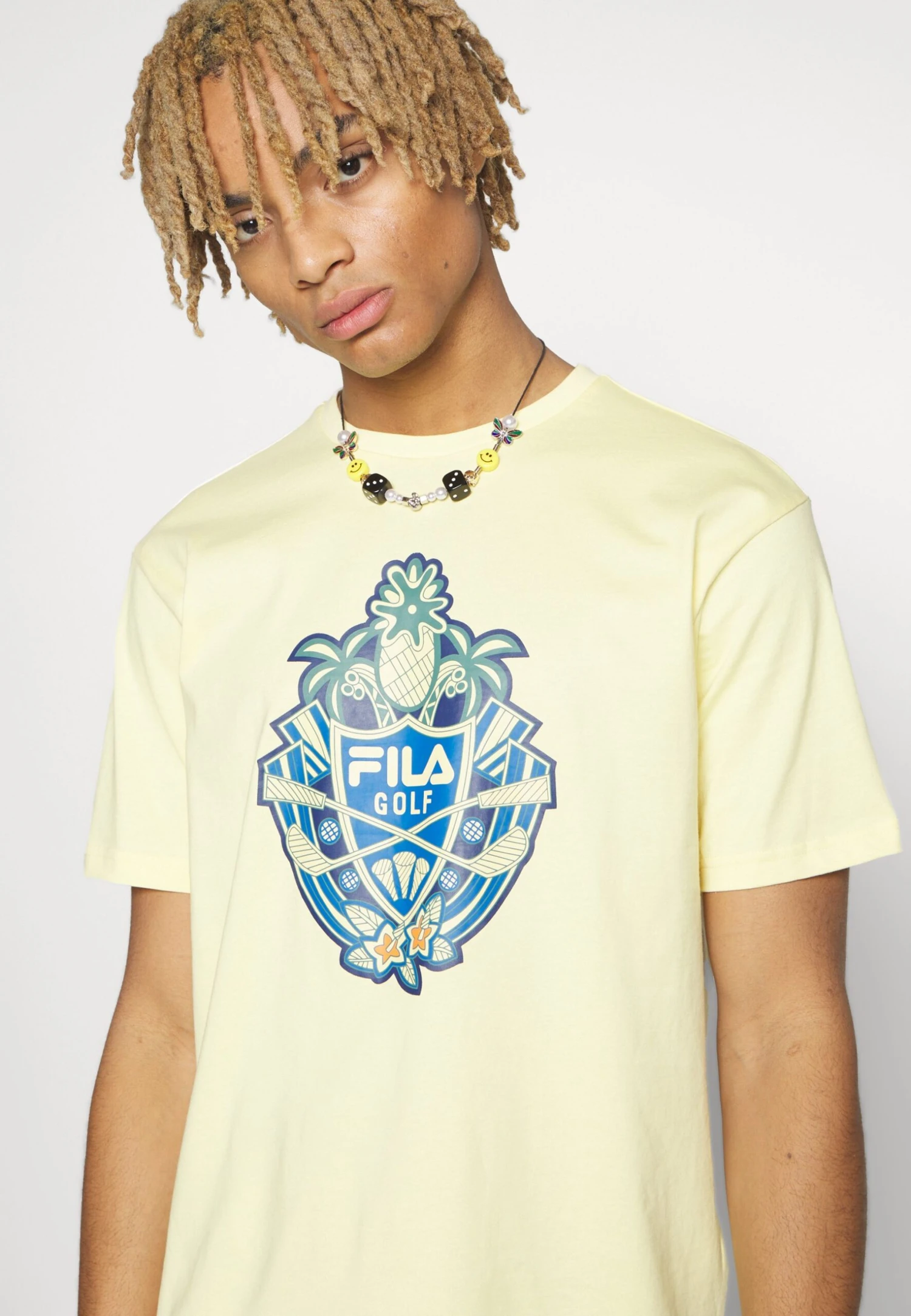Fila Twistetal Graphic Tee - Camiseta Estampada - Pale Banana - Imagen 6