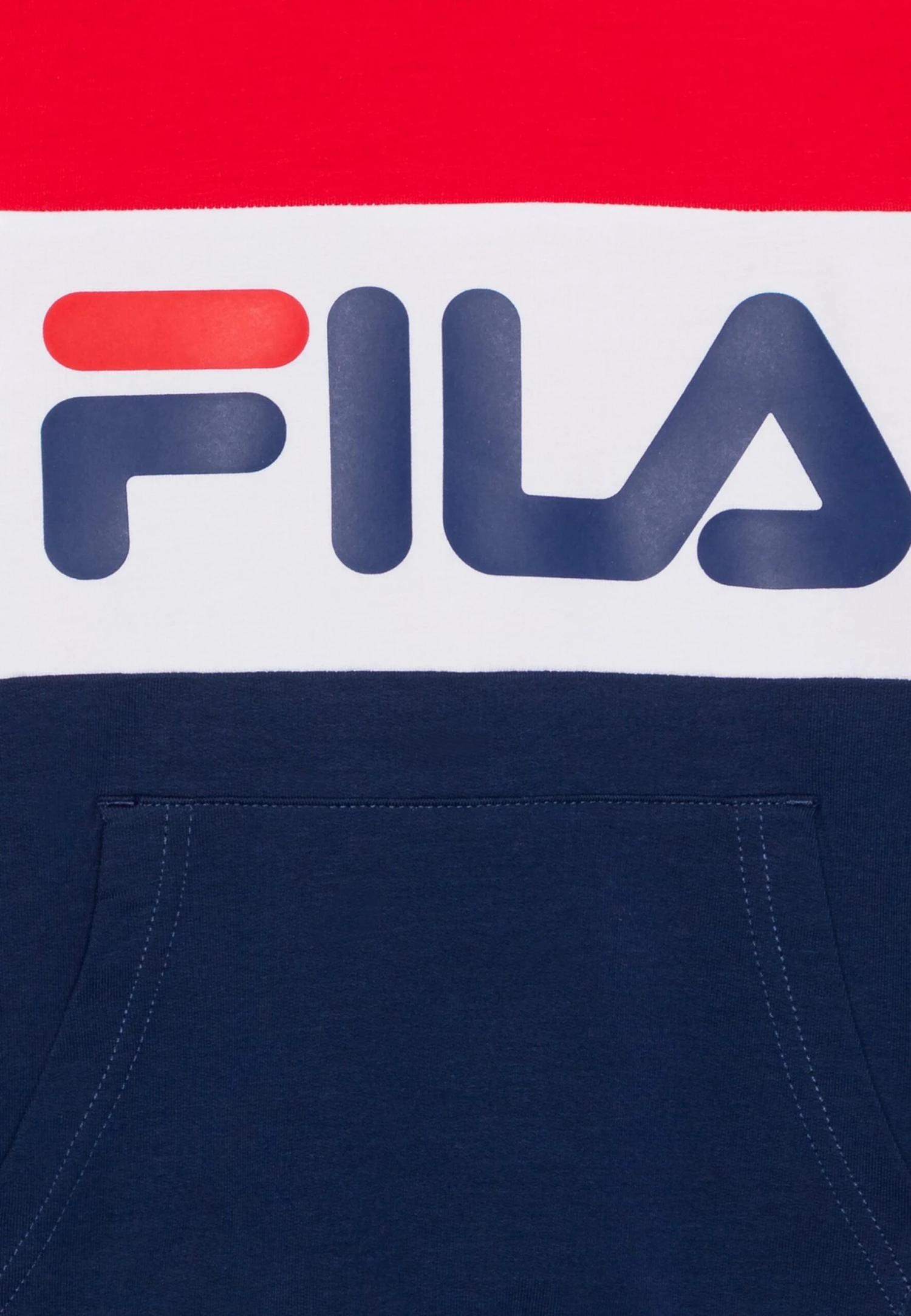Fila Bagana Blocked Hoody Unisex - Sudadera - Medieval Blue/True Red/Bright White - Imagen 3
