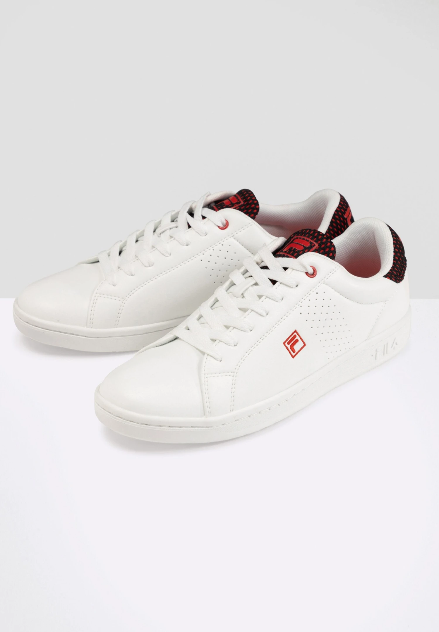 CrosscourtNt - Zapatillas - White-Fila Red - Imagen 2