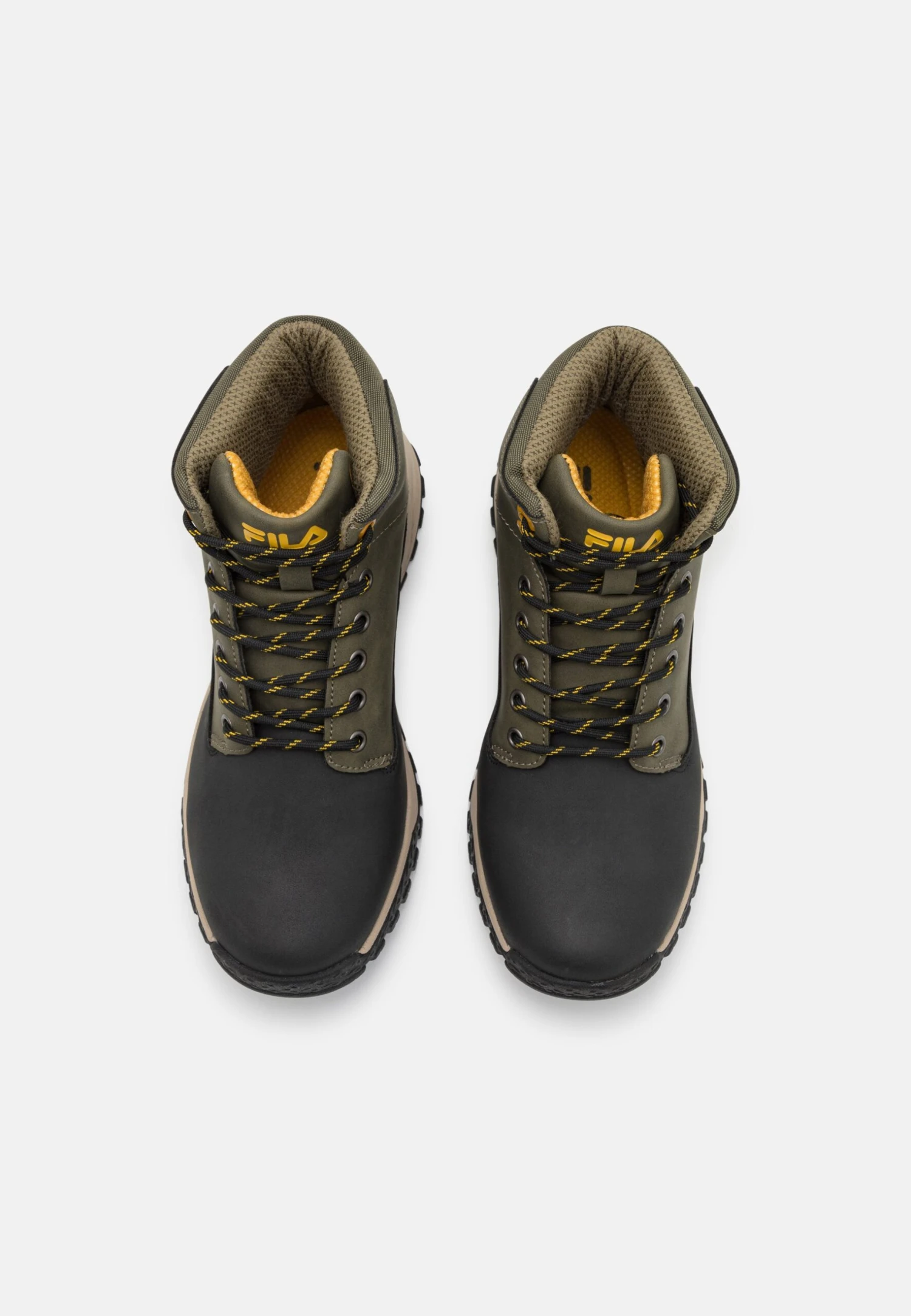 Fila Lance Unisex - Botines Con Cordones - Black/Olive Night - Imagen 4