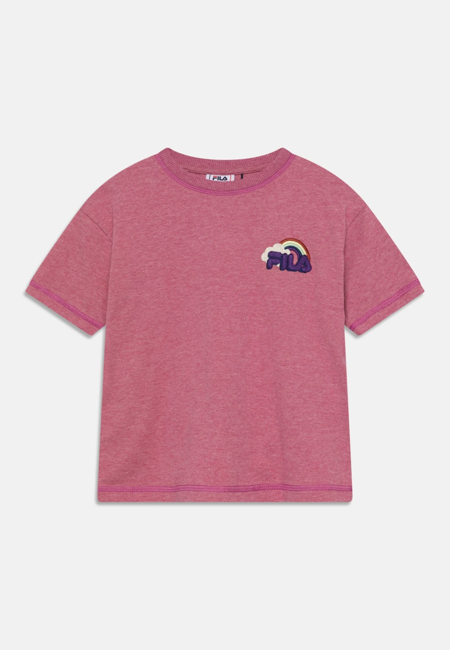 Fila Cosa Oversized Tee Unisex - Camiseta Estampada - Purple Orchid Melange