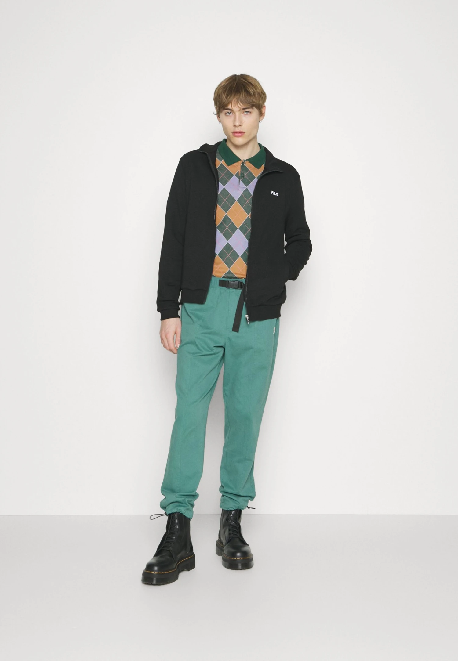 Fila Tantow Pants - Pantalones - Blue Spruce - Imagen 5