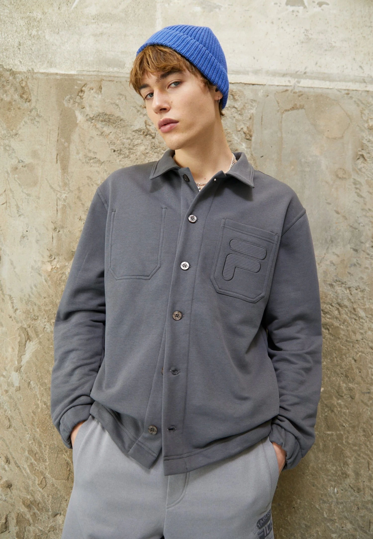 Fila Corralejo Jacket - Chaqueta Fina - Iron Gate