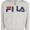 Fila Apparel Balge Classic Logo Zip Hoody - Sudadera Con Cremallera - Light Grey Melange