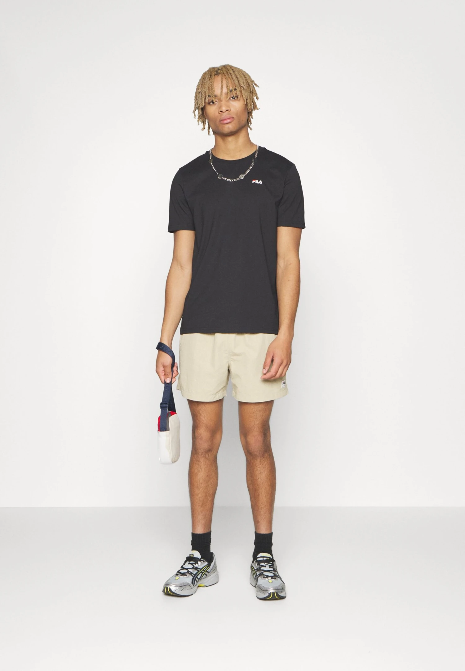 Fila Brod Tee 2 Pack - Camiseta Básica - Black/Bright White - Imagen 2