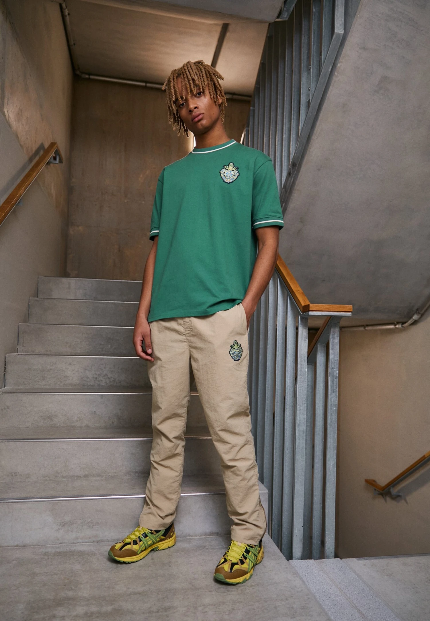 Fila Tettnang Tapered Pants - Pantalones Deportivos - Fields Of Rye - Imagen 2