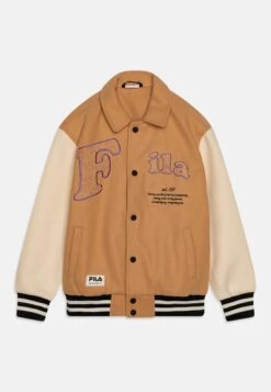 Fila Tuetingen Teen Unisex Varsity - Chaquetas Bomber - Iced Coffe/Whitecap Grey