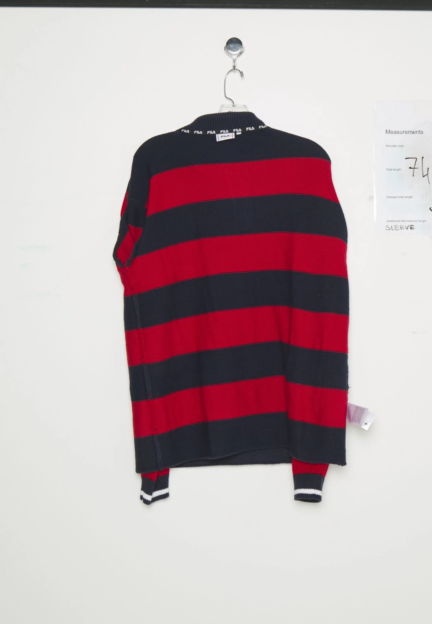 Fila Turpan- Jersey De Punto - Black Iris/True Red - Imagen 6