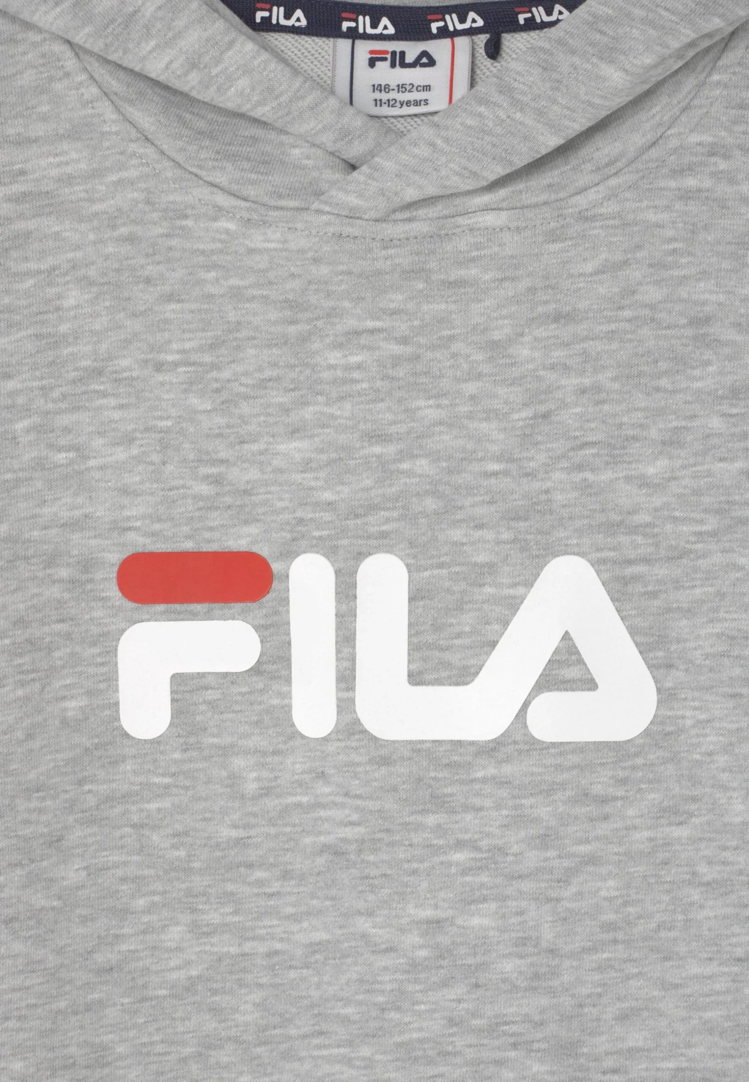 Fila Sande Classic Logo Hoody Unisex - Sudadera - Light Grey Melange - Imagen 3
