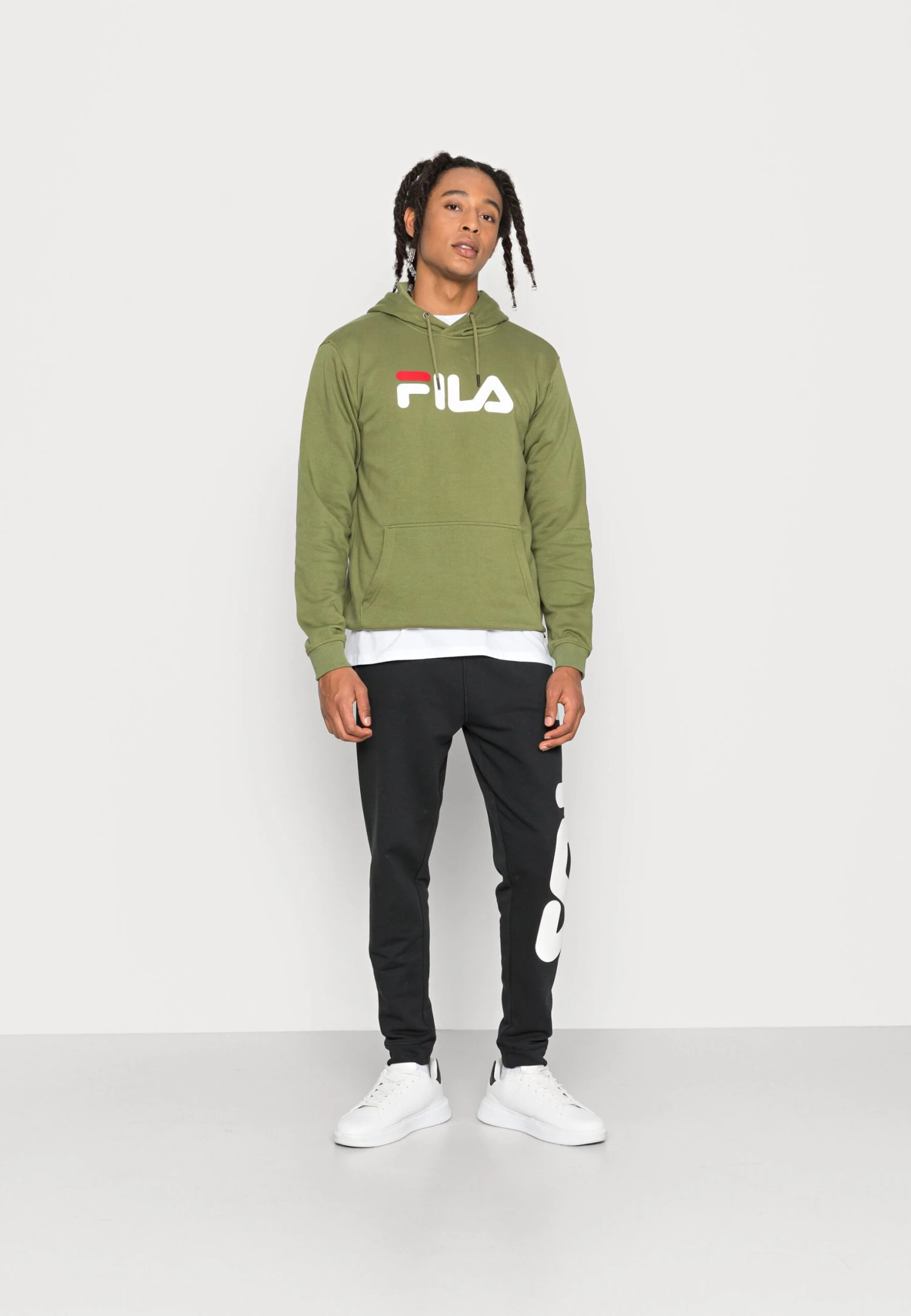 Fila Barumini Hoody Unisex - Jersey Con Capucha - Loden Green - Imagen 2