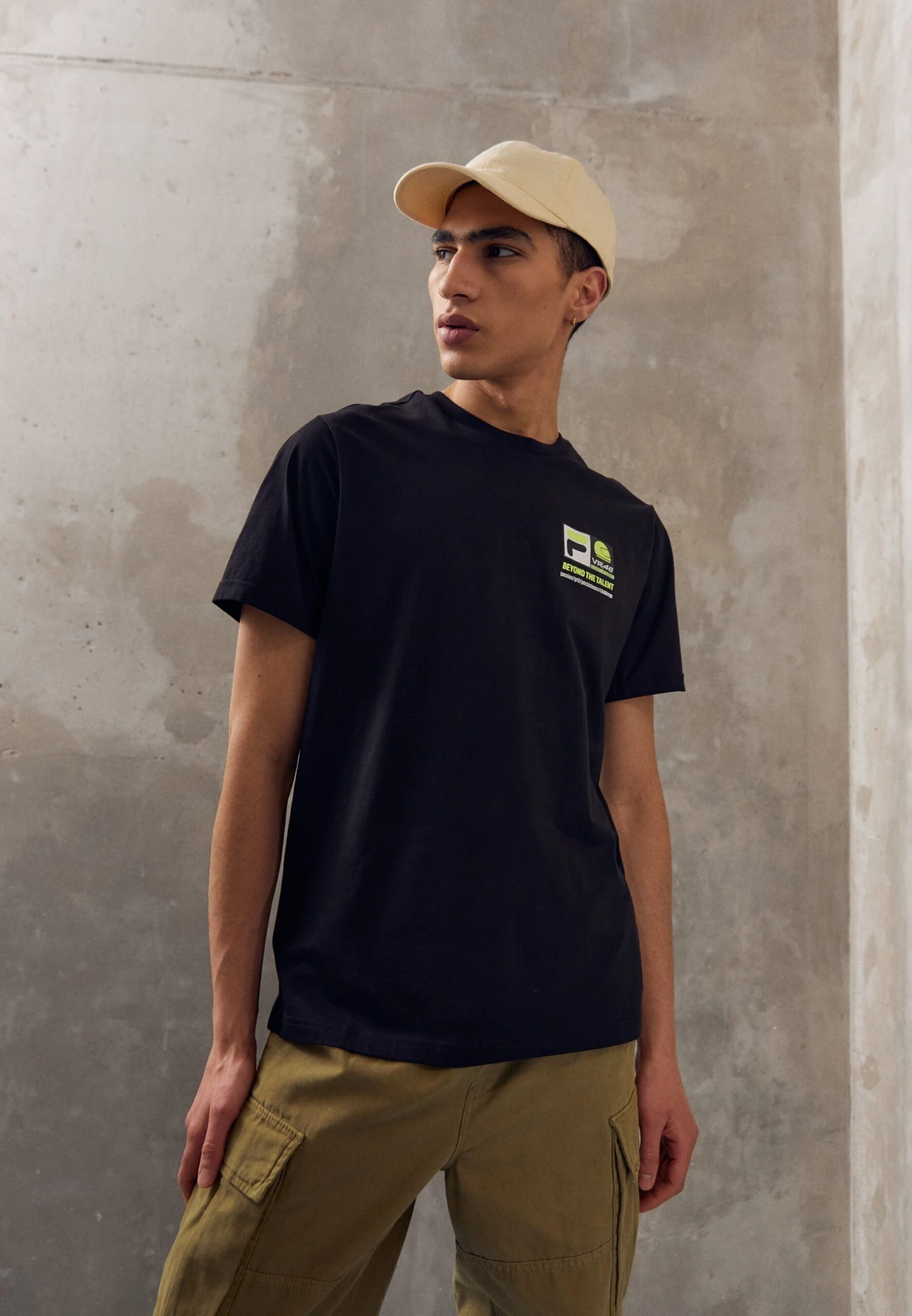 Fila Tee - Camiseta Estampada - Black