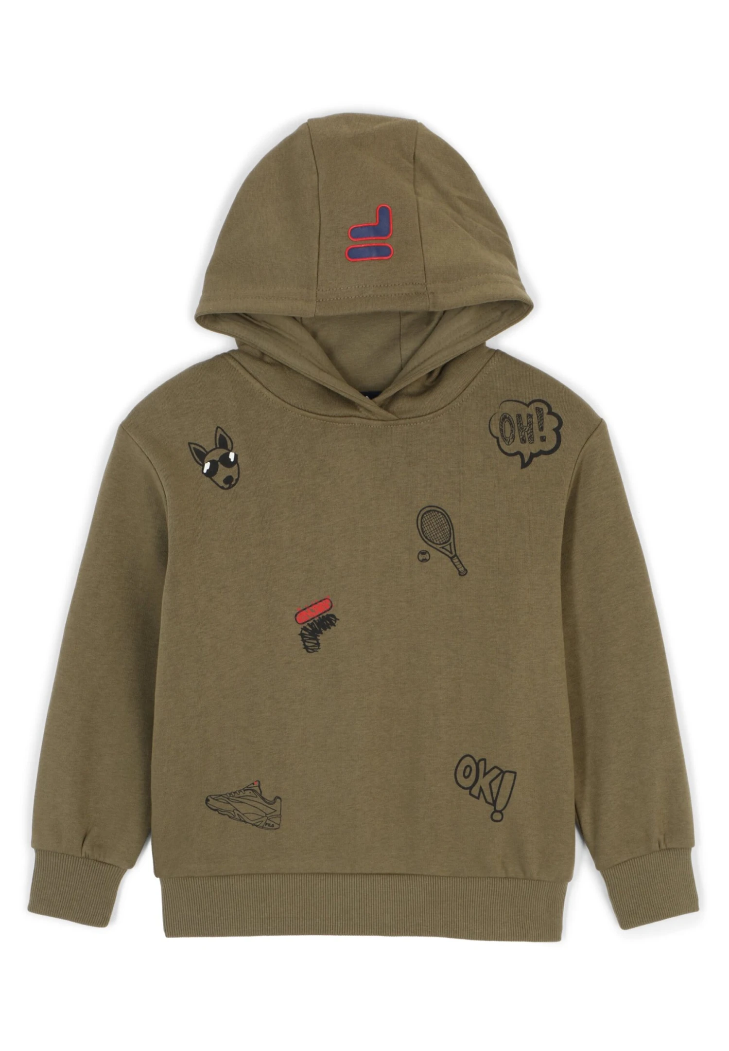 Fila Bakersield - Jersey Con Capucha - Burnt Olive