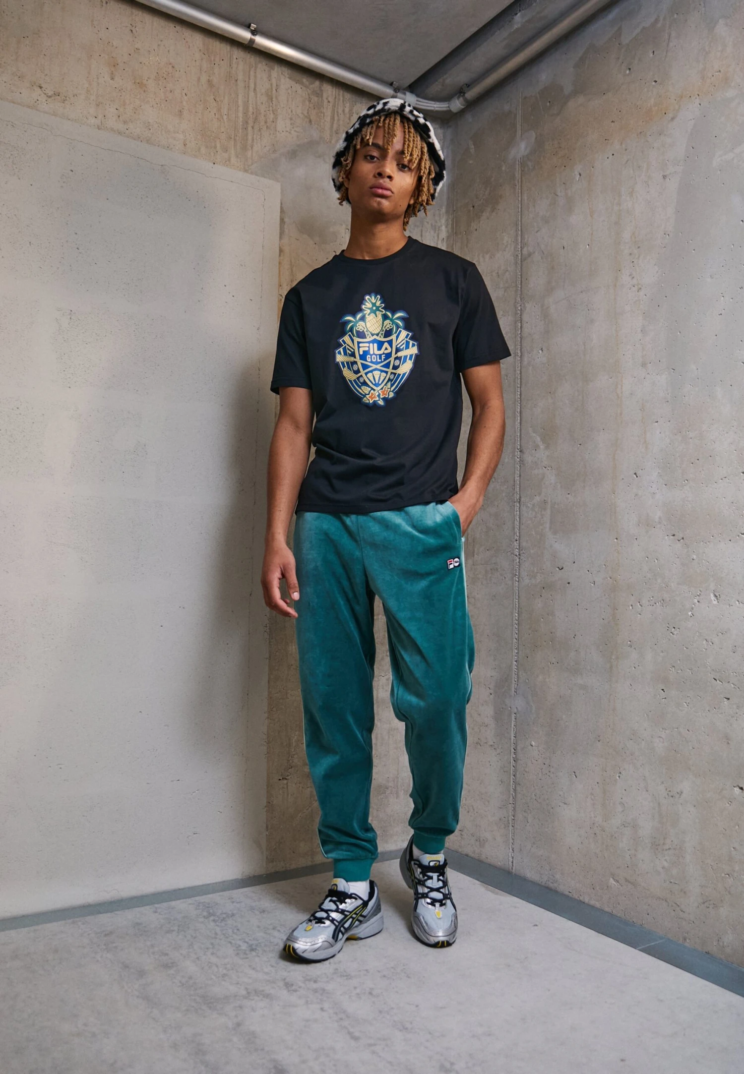 Fila Zinna Pants - Pantalones Deportivos - Blue Spruce - Imagen 2