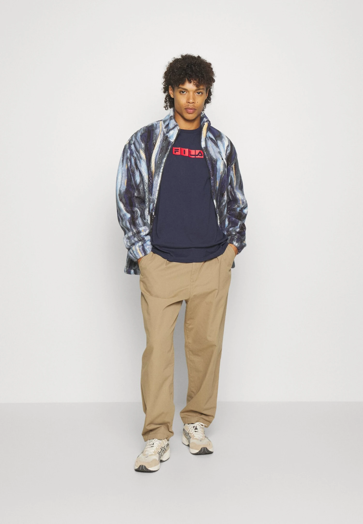 Fila Couzeix Zipper Jacket Unisex - Forro Polar - Blue - Imagen 2