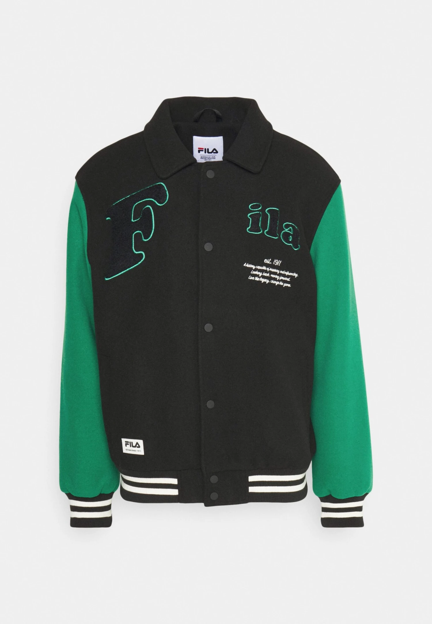 Fila Tehran College Jacket Unisex - Chaquetas Bomber - Black - Imagen 4