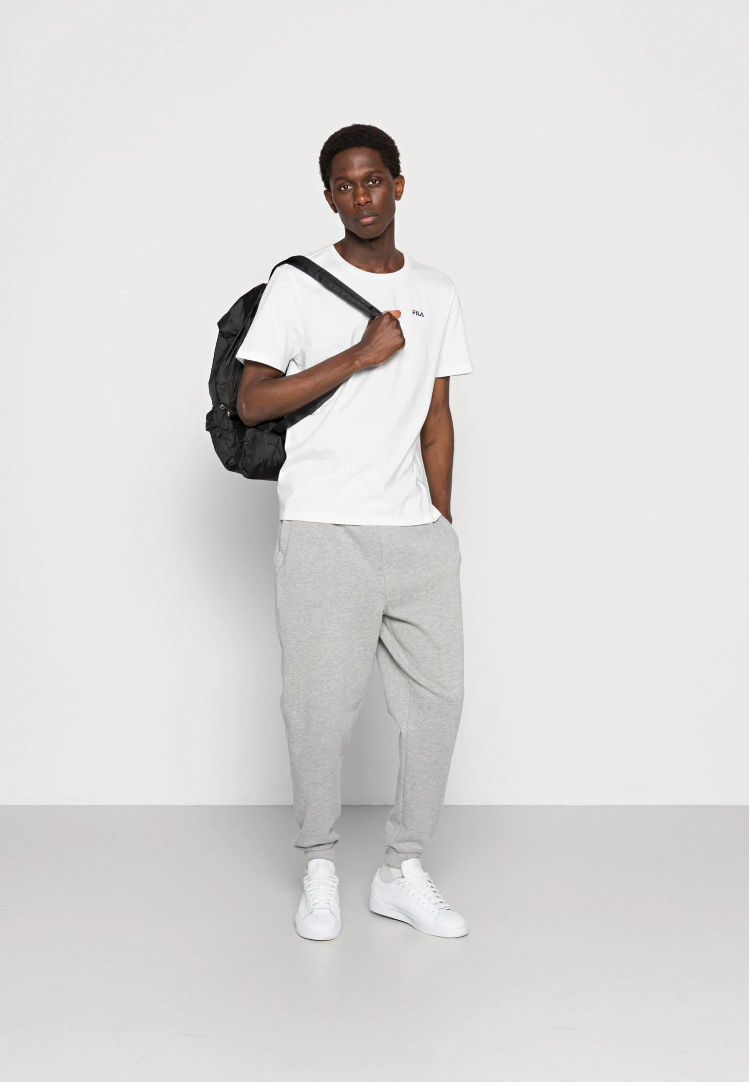 Fila Brod Tee 2 Pack - Camiseta Básica - Bright White/Medieval Blue