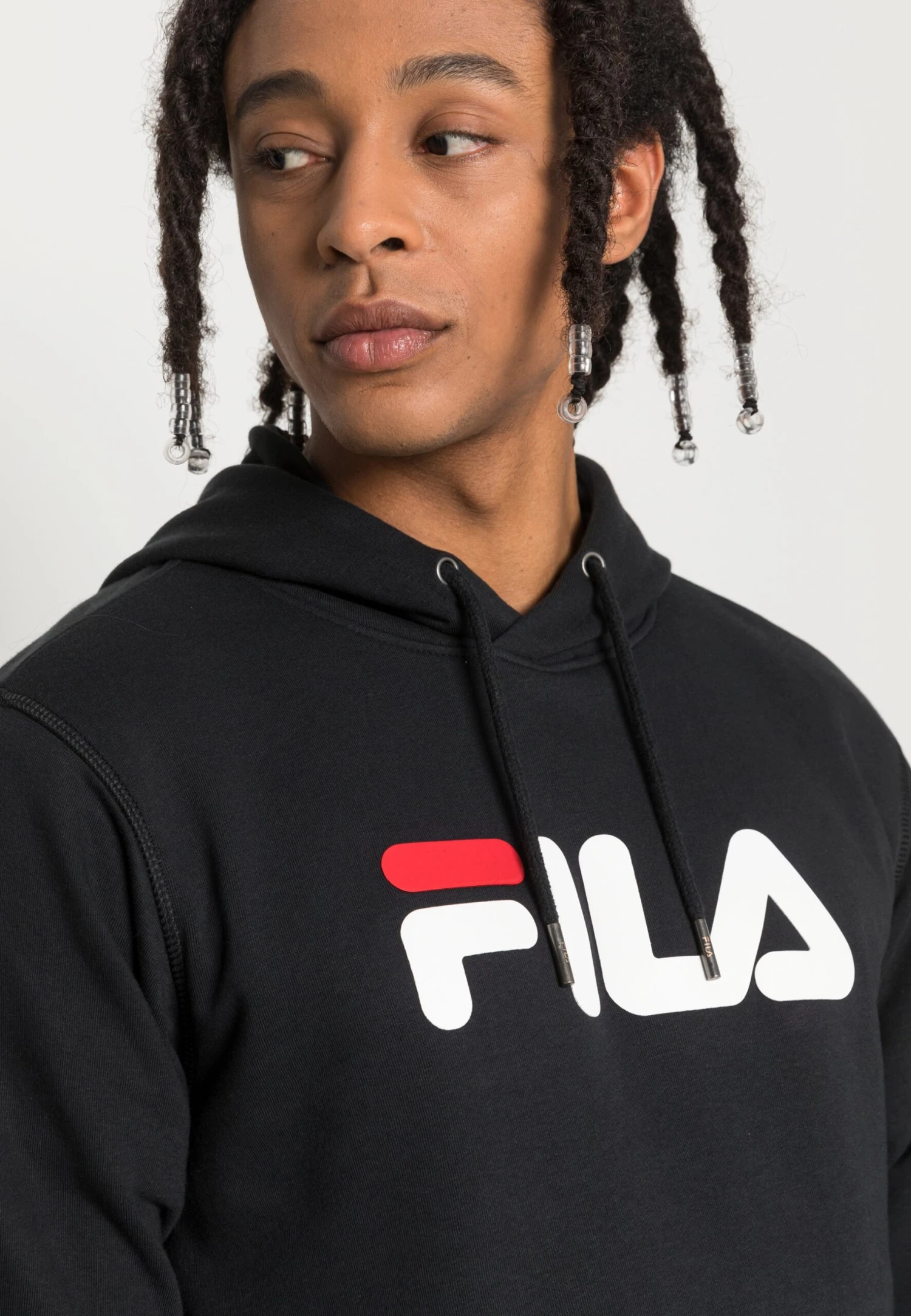 Fila Barumini Hoody Unisex - Jersey Con Capucha - Moonless Night - Imagen 5