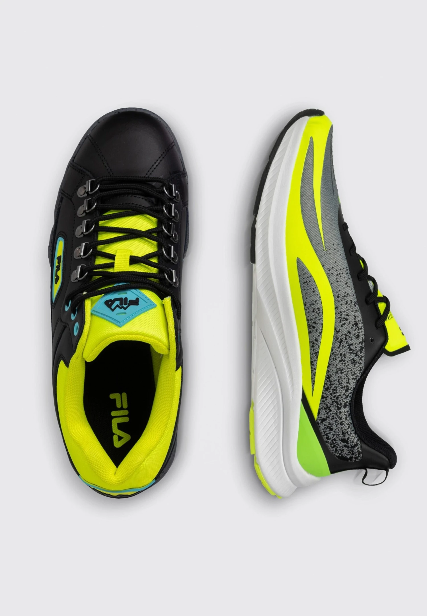 Fila Beryllium - Zapatillas - White Safety Yellow - Imagen 7