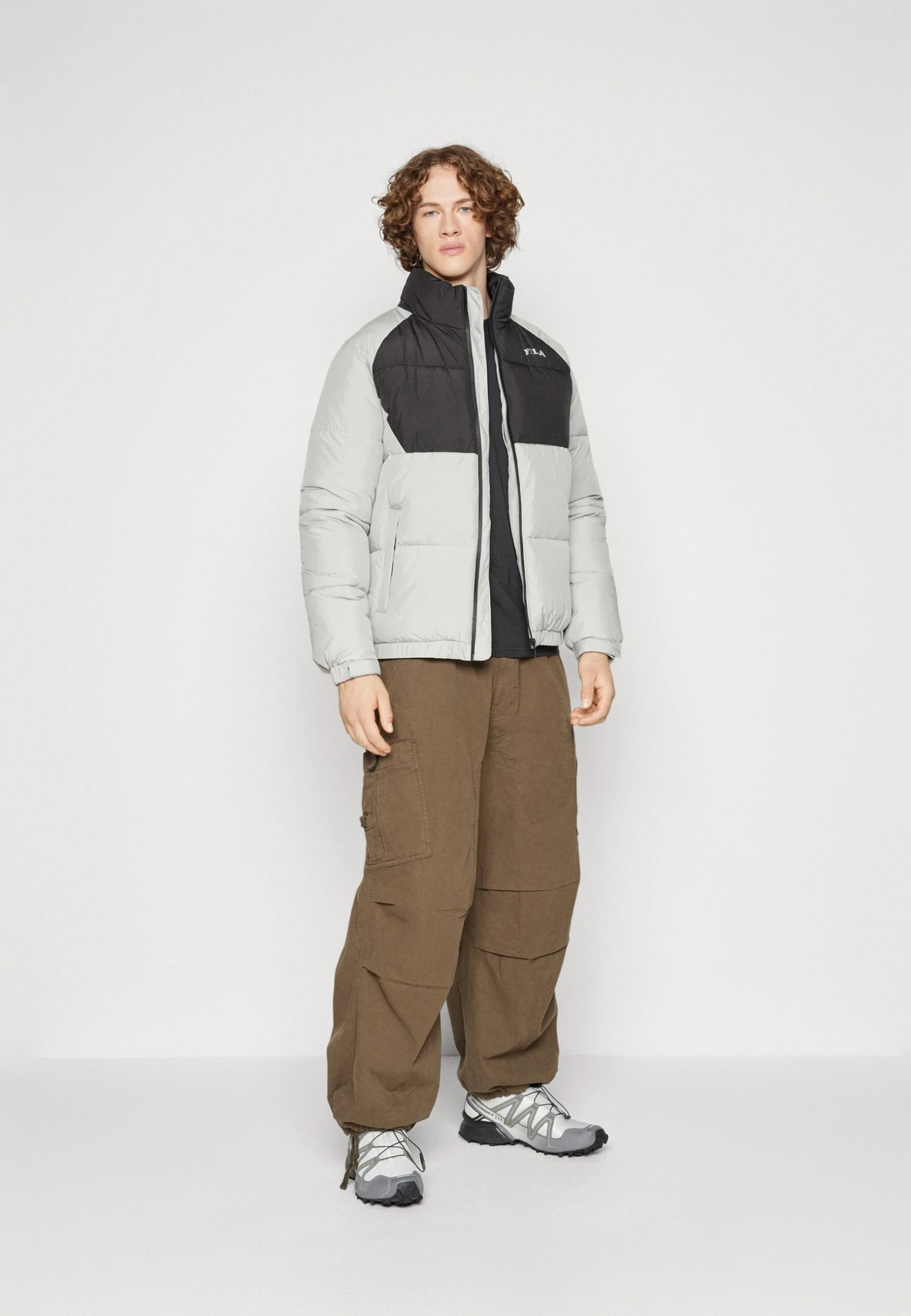 Fila Tarsus - Chaqueta De Invierno - Ultimate Gray - Black - Imagen 5