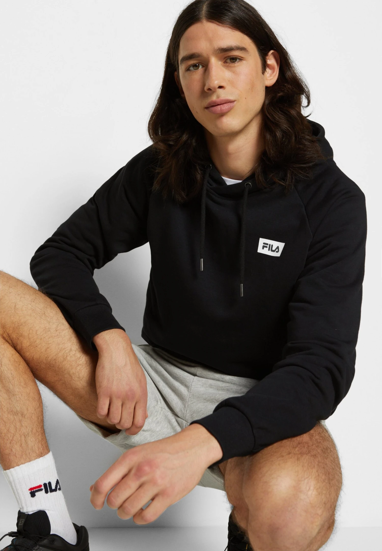 Fila Belfort Hoody - Jersey Con Capucha - Black - Imagen 6