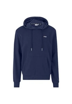 Fila Langarm Logo - Jersey Con Capucha - Dunkelblau