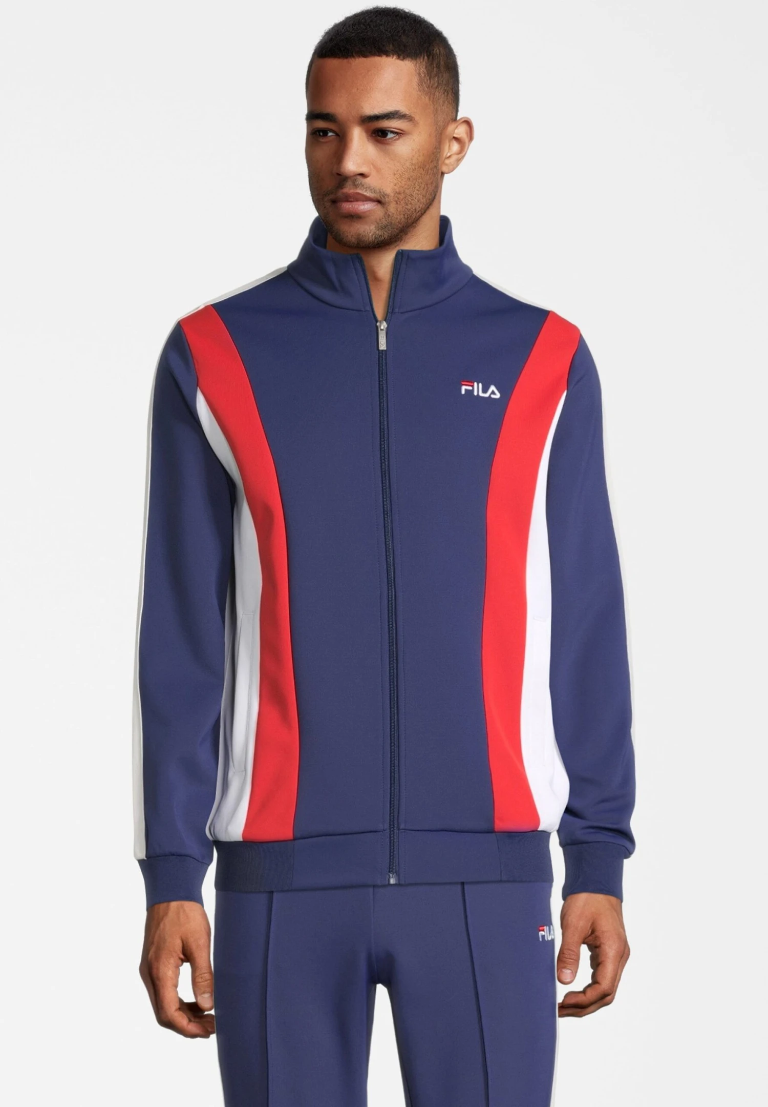 Fila Bastia - Chaqueta De Entrenamiento - Medieval Blue True Red Bright White