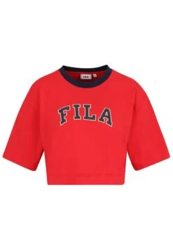 Fila Helsa Loose Taped- Camiseta Estampada - True Red