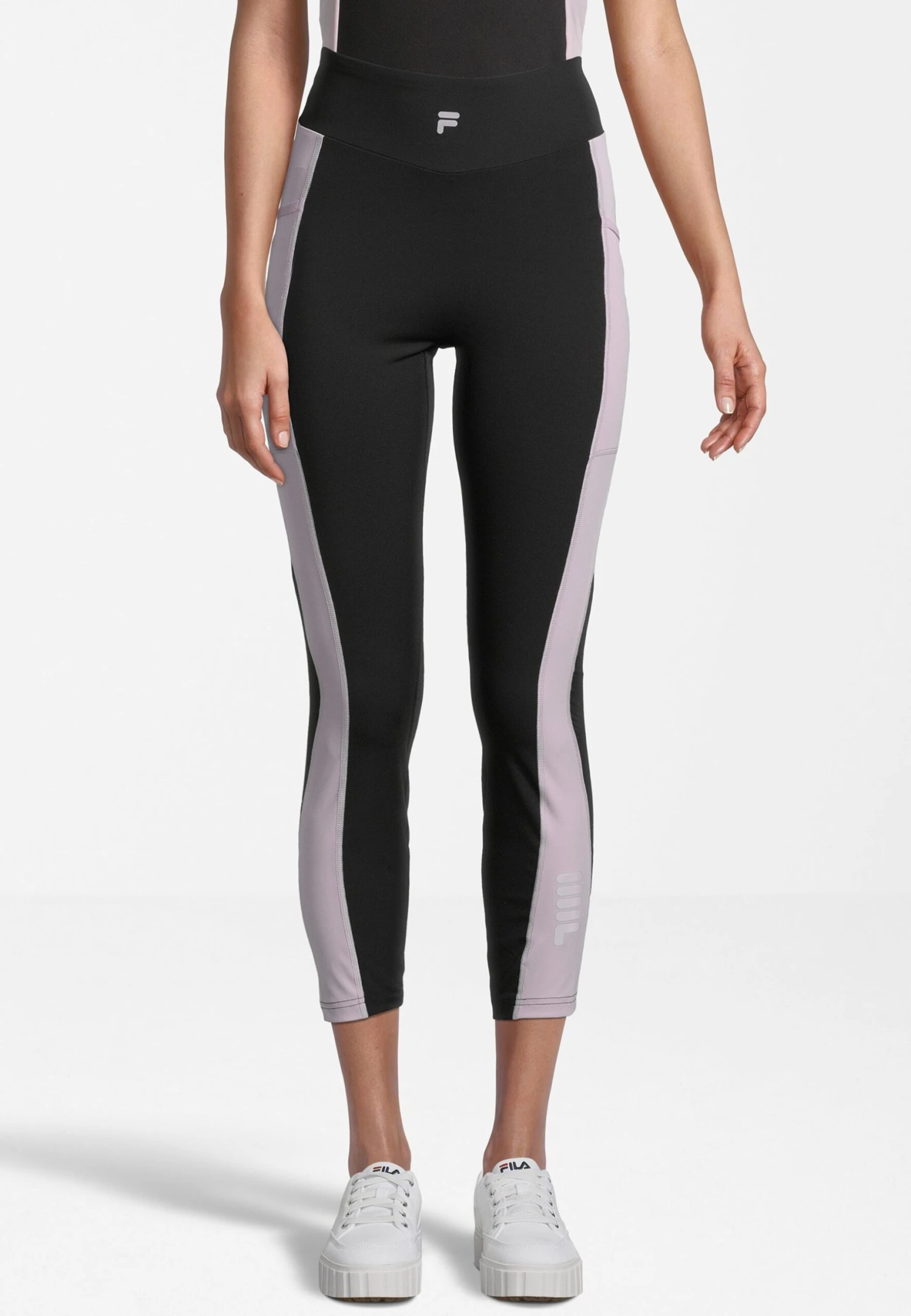 Fila Redon 7/8 - Leggings - Black-Fair Orchid