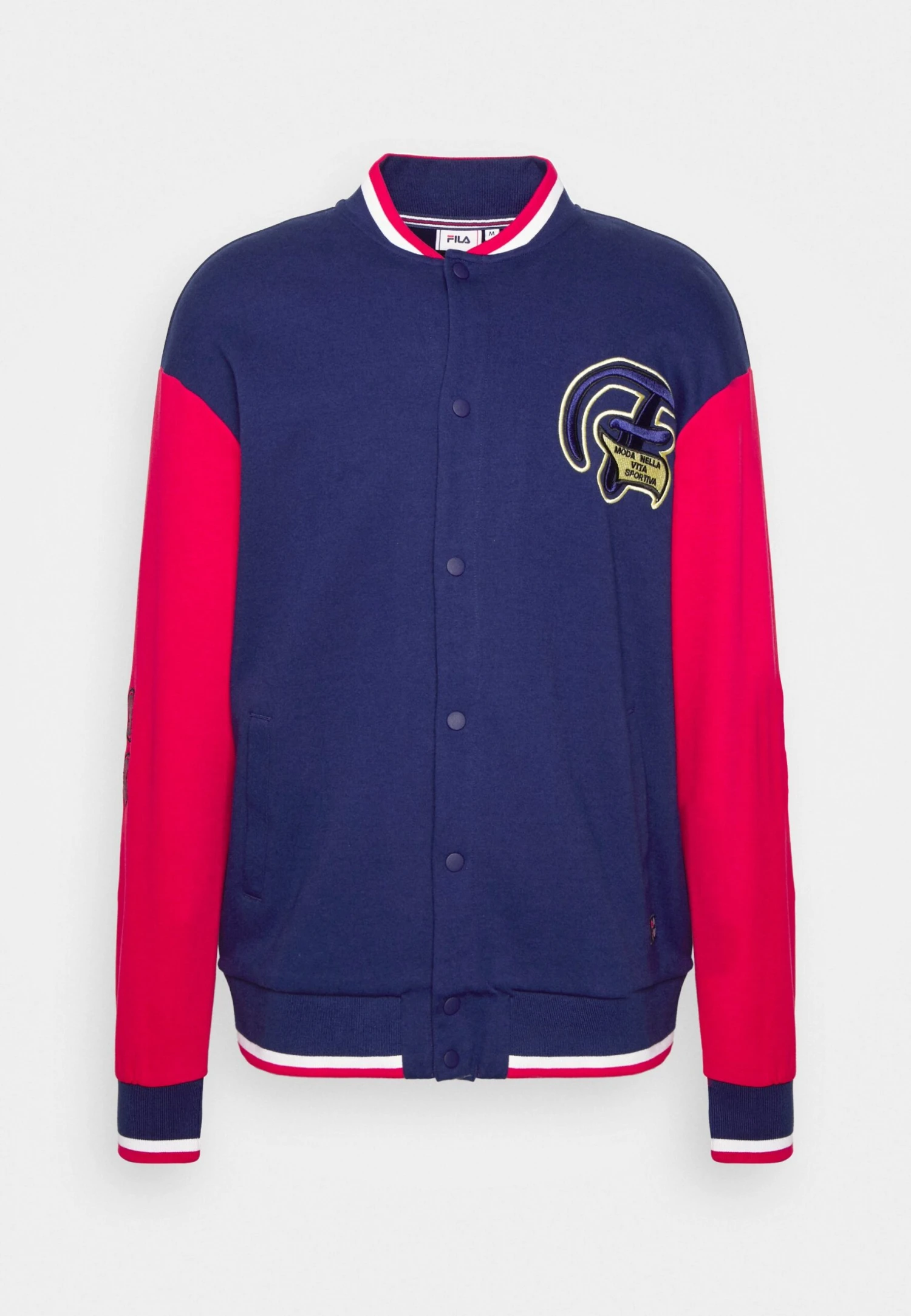 Fila Zurow College Jacket - Sudadera Con Cremallera - Medieval Blue/True Red - Imagen 7