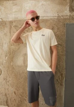 Fila Binzen Regular Graphic Tee - Camiseta Básica - Antique White