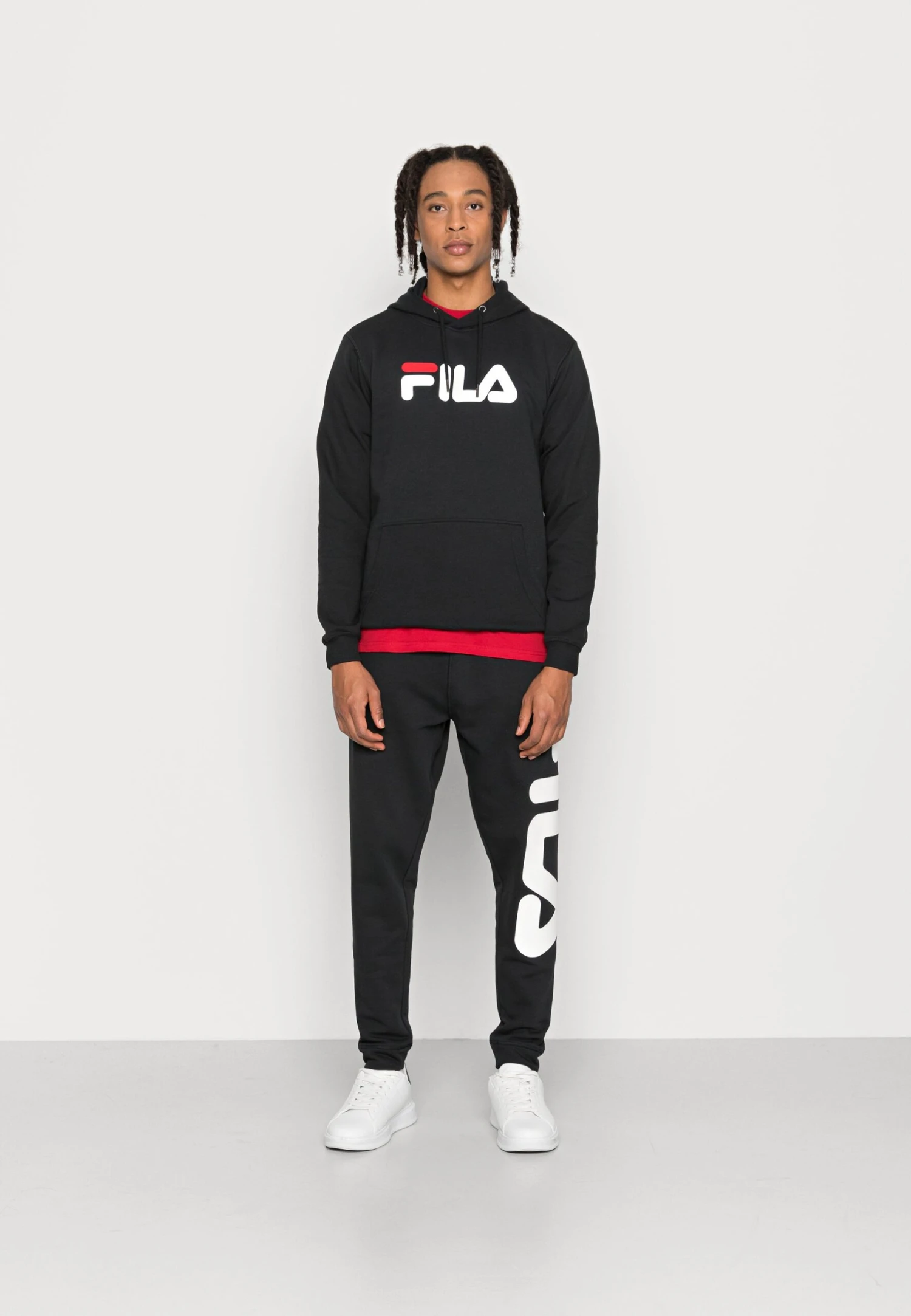 Fila Barumini Hoody Unisex - Jersey Con Capucha - Moonless Night - Imagen 2