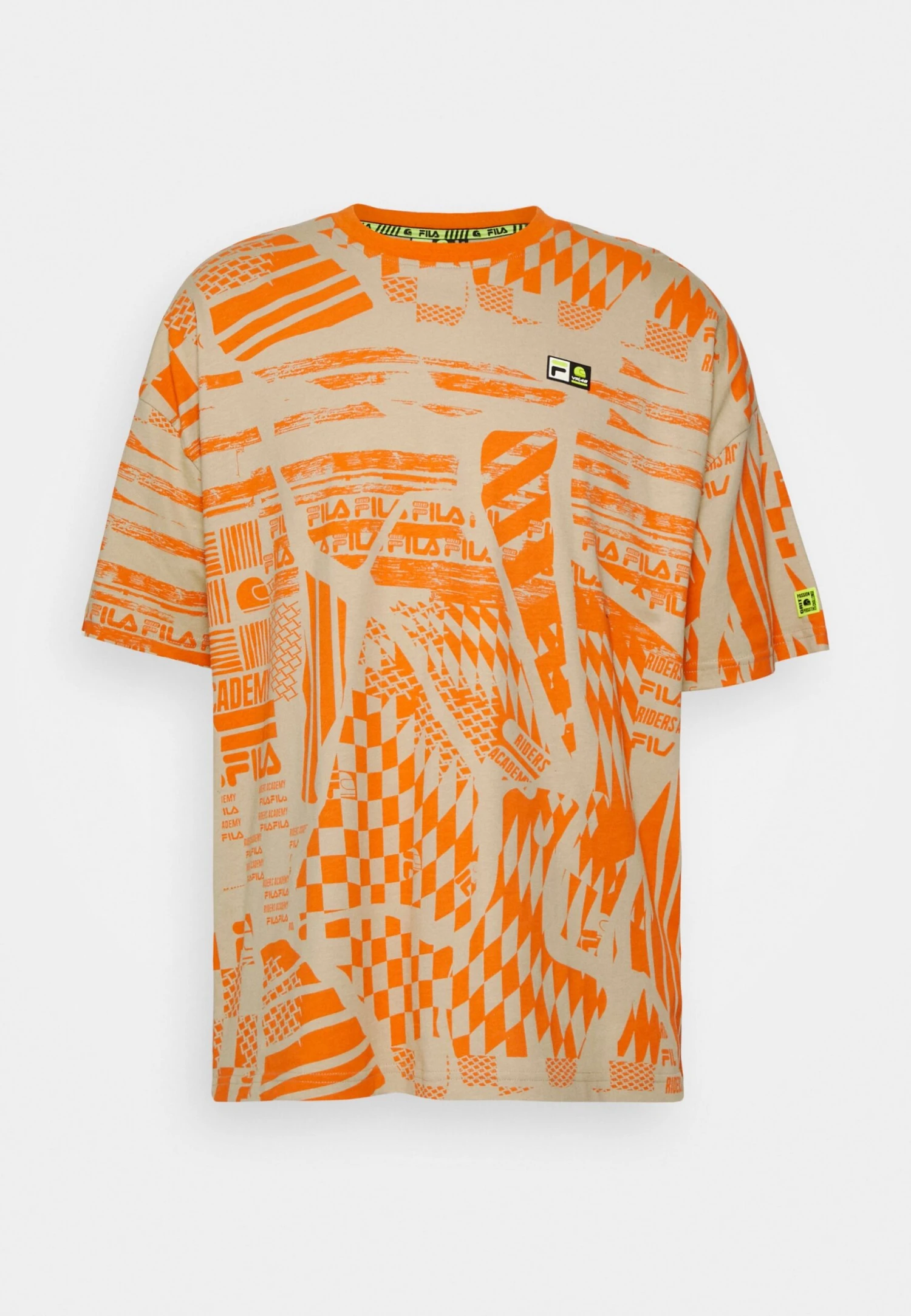 Fila Oversized Tee Unisex - Camiseta Estampada - Orange - Imagen 7