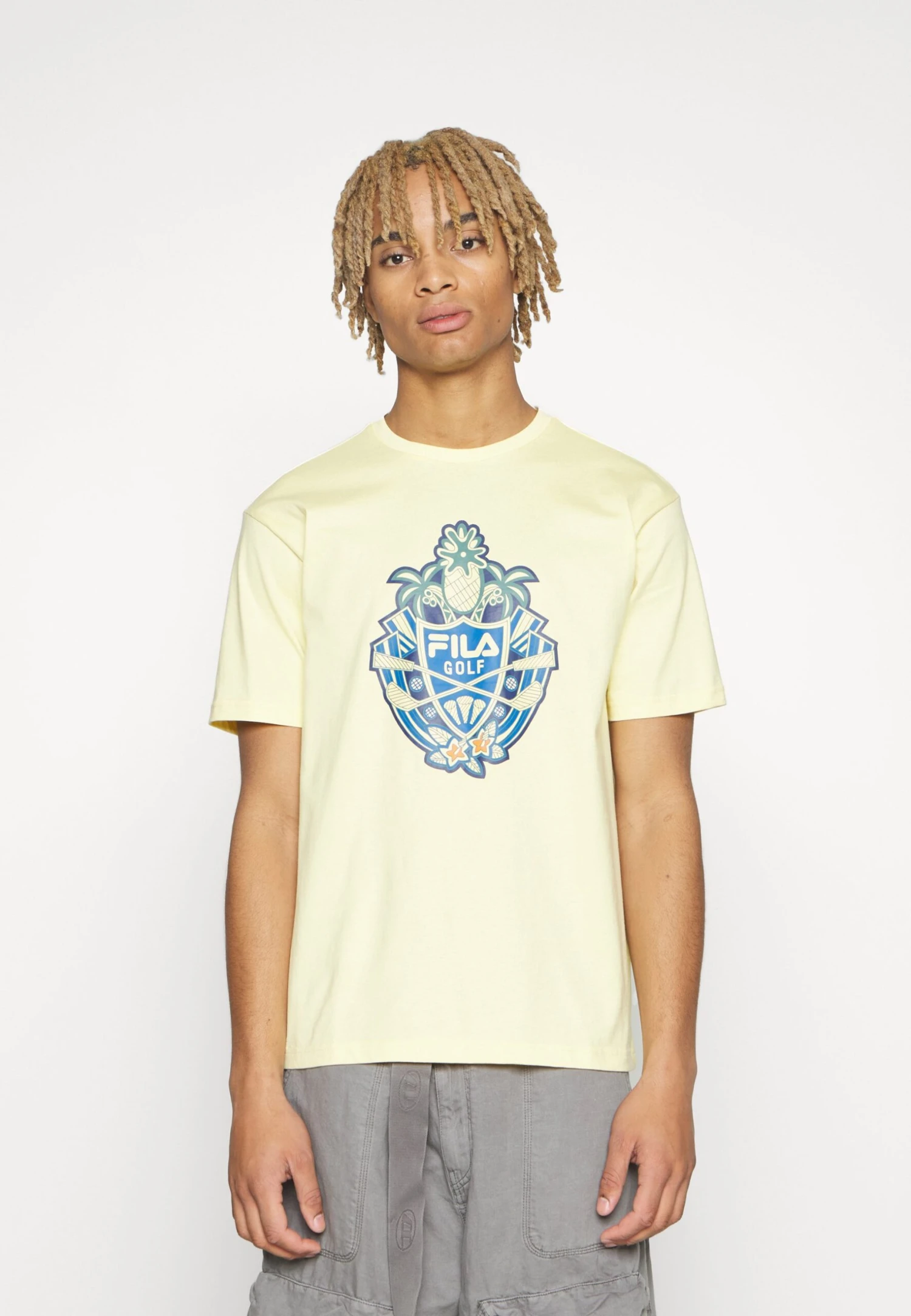 Fila Twistetal Graphic Tee - Camiseta Estampada - Pale Banana - Imagen 3