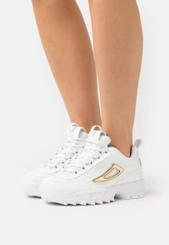 Fila Disruptor M Wmn - Zapatillas - White/Gold
