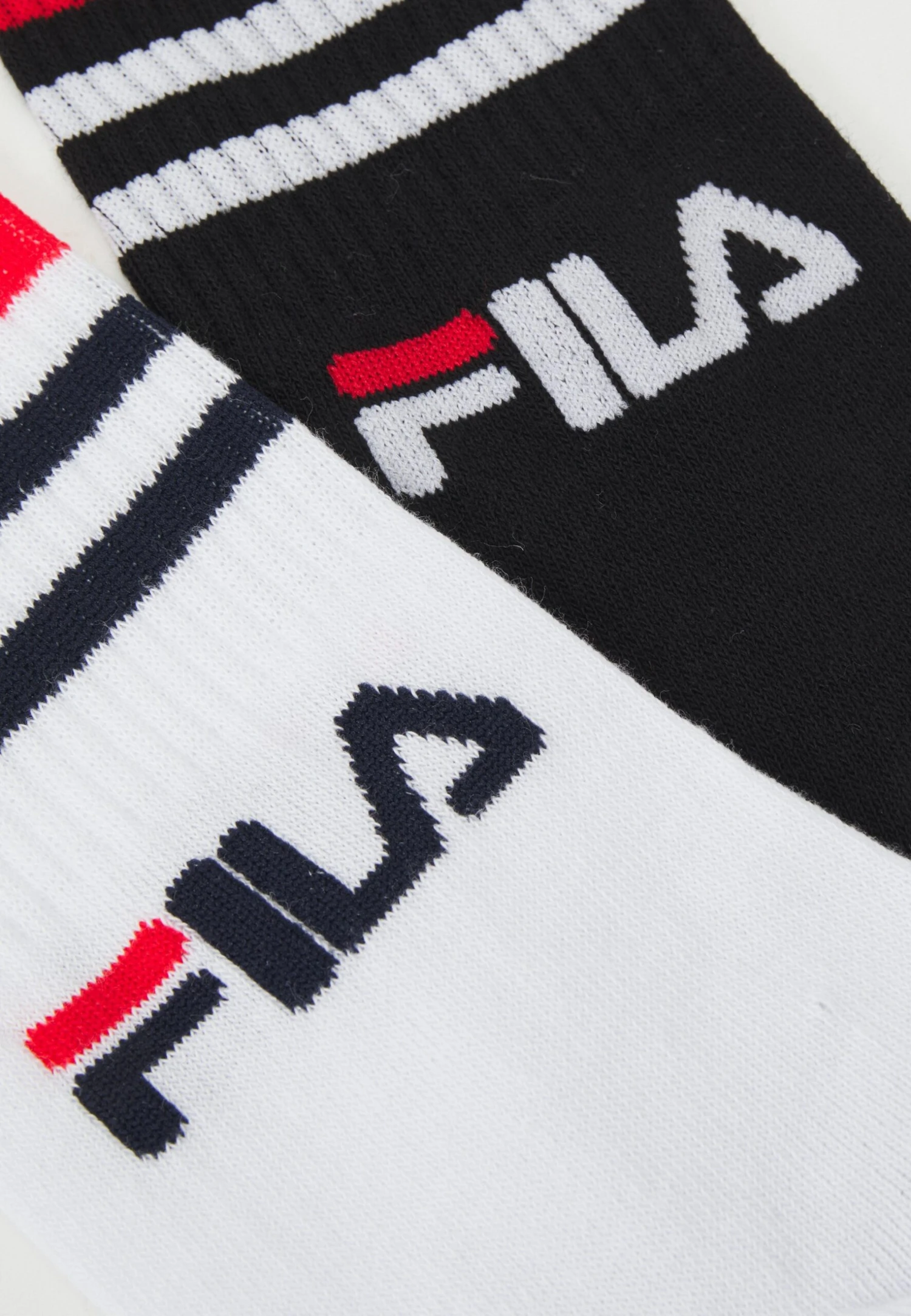 Fila Lifestyle Plain Unisex 6 Pack - Calcetines - White/Black - Imagen 2